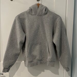Aritzia Cozy Sweatfleece Perfect Fit Hoodie Heather Gray XS